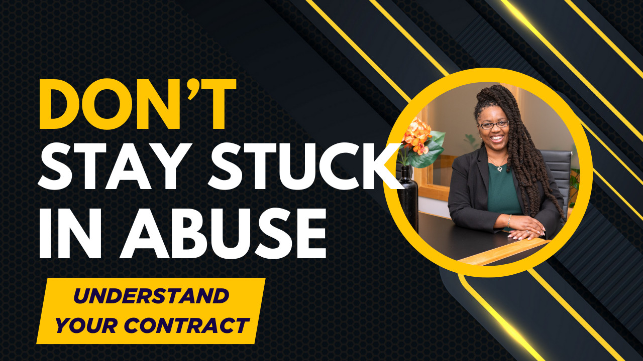 Why people remain stuck in narcissistic abuse: Understanding the legal contract
