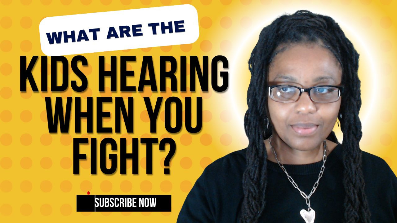 What do you KIDS hear when you are fighting?