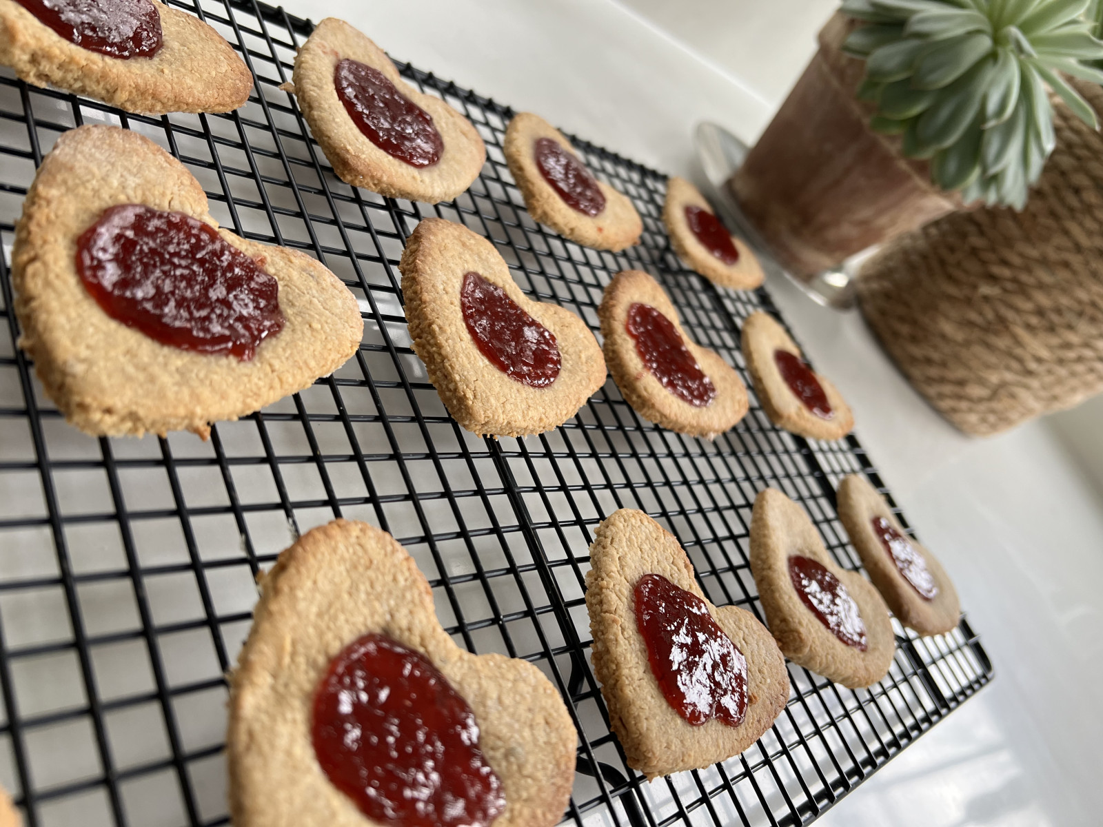 Heart Almond Cookies