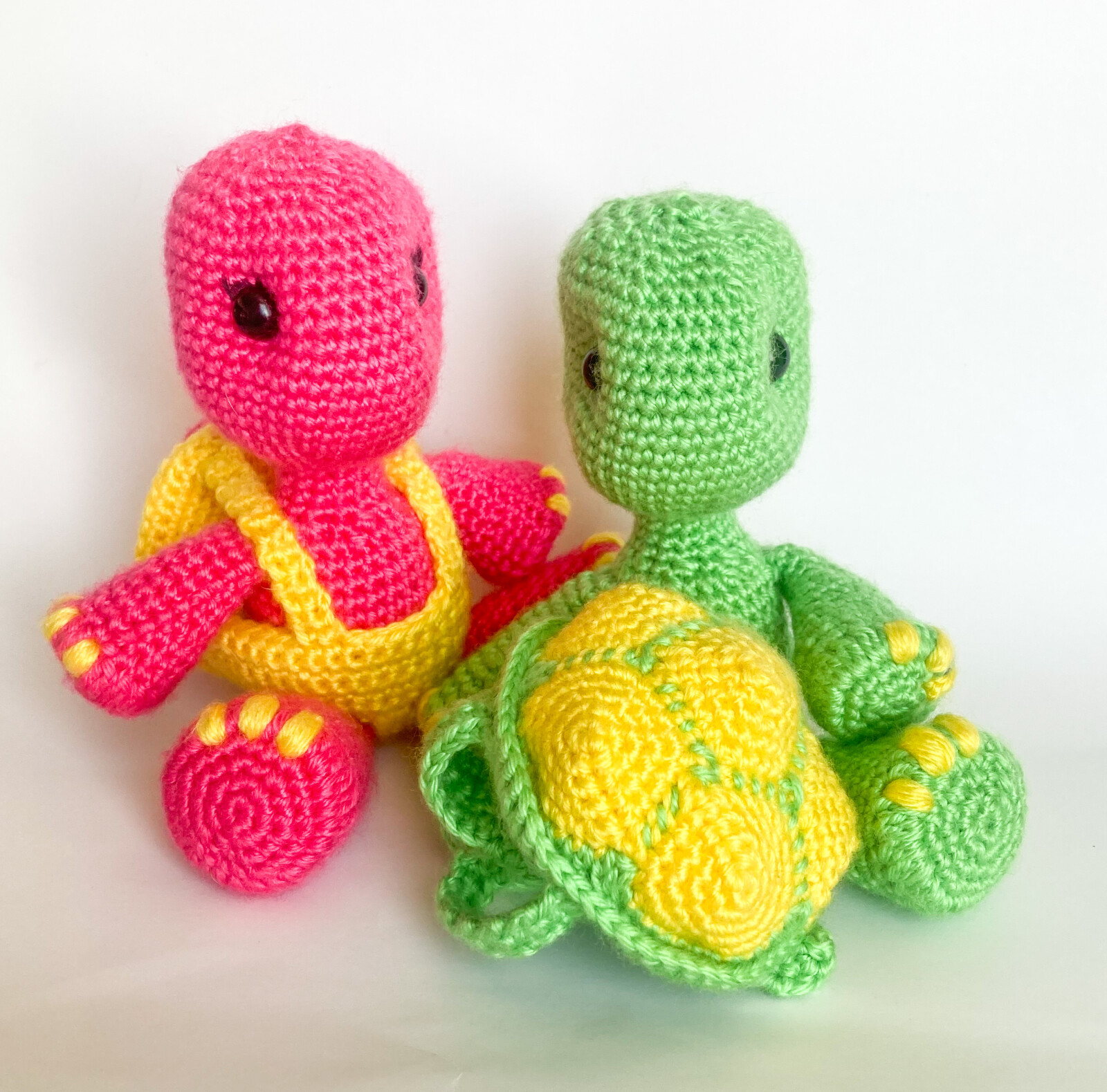 Turtle with Removable Shell Crochet Pattern