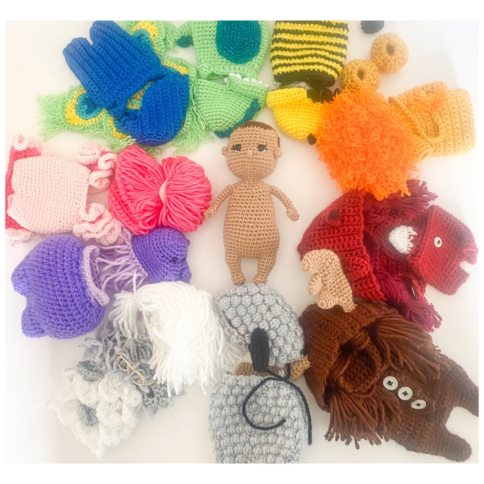 10 Animal Costume Crochet Dolls