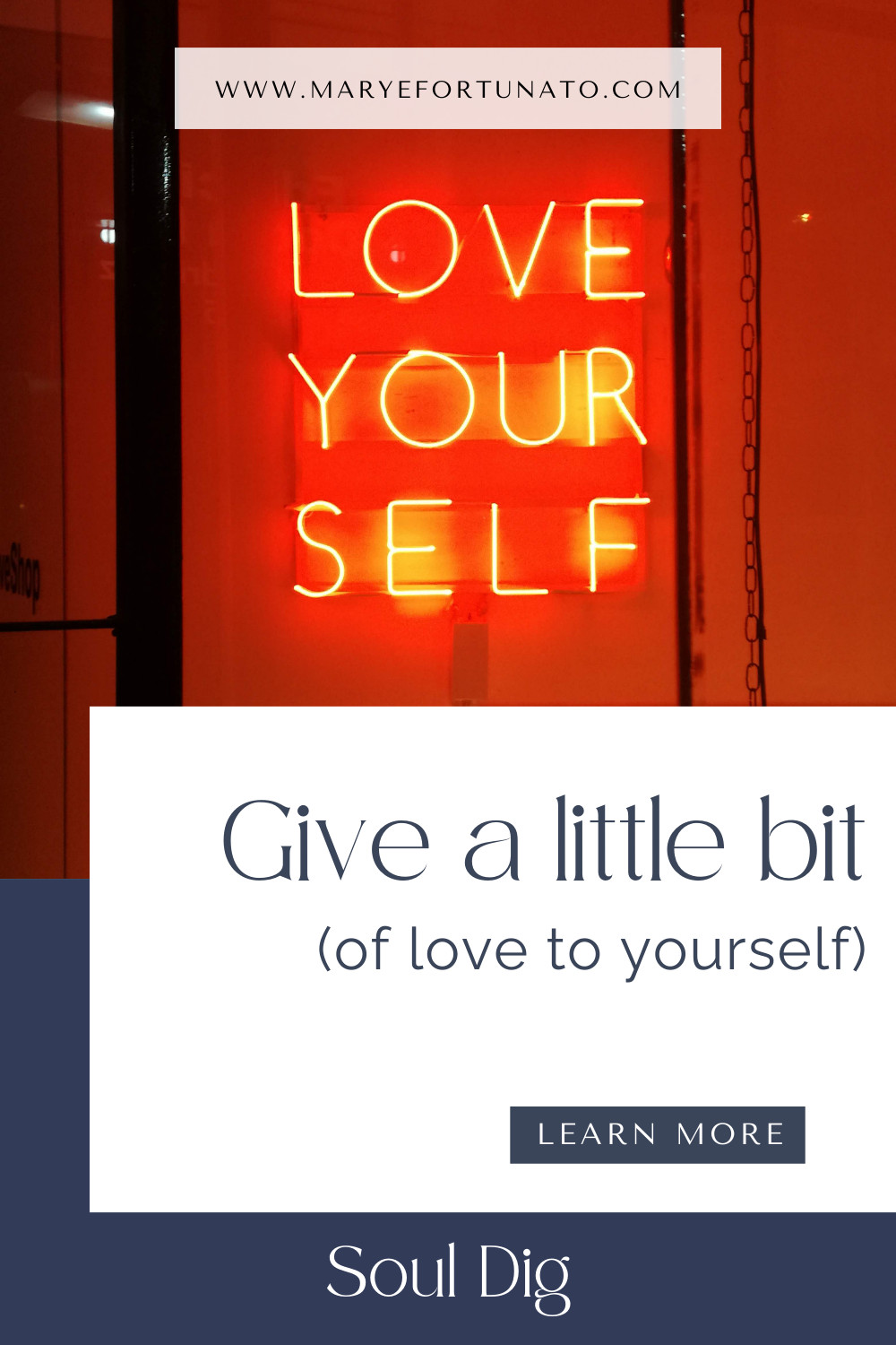 Give a little bit (of love to yourself)