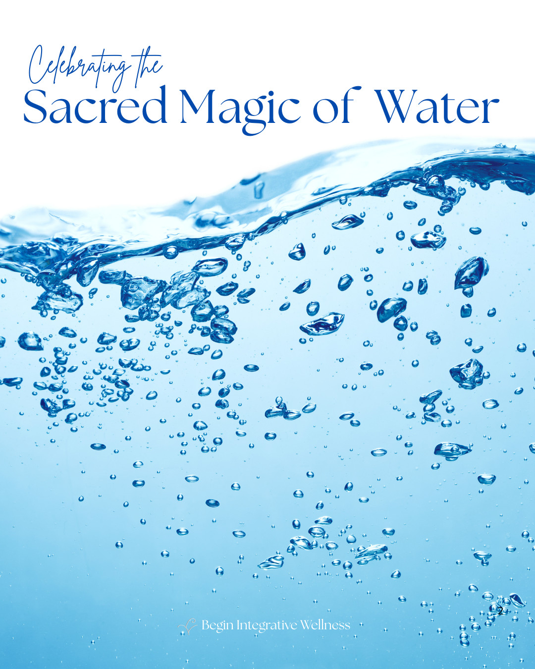 Sacred Saturday: Ode to Water: The Element That Heals Us All