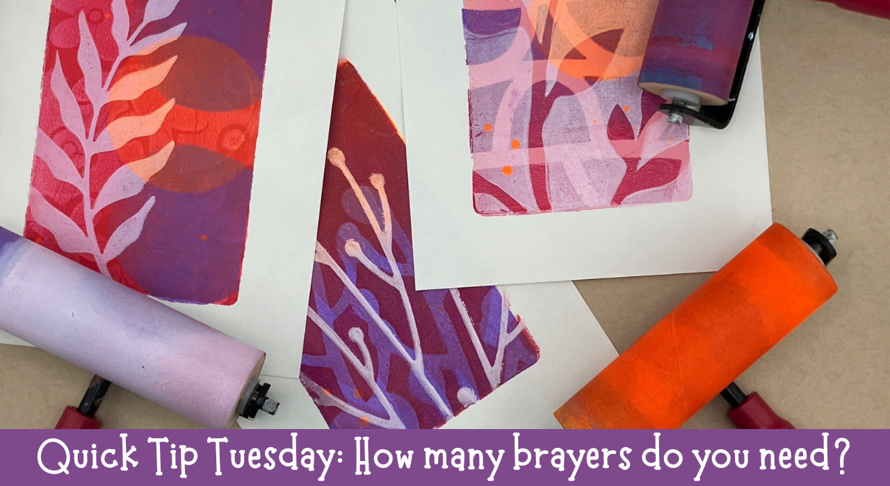 Is One Brayer Enough? Gel Printing in Hot & Humid Weather