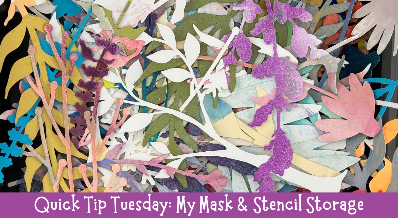 How I Store My Masks and Stencils