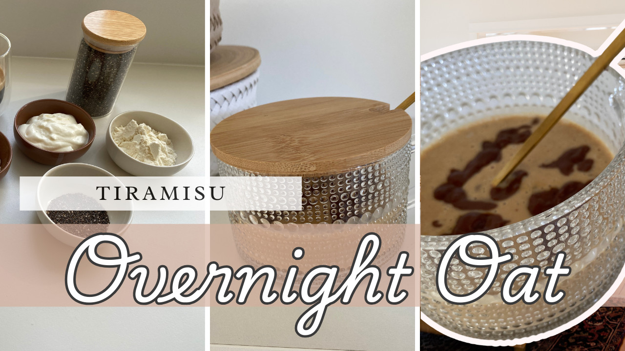 Tiramisu Protein Overnight Oats Ontbijten met Dessert & Spieren Kweken!