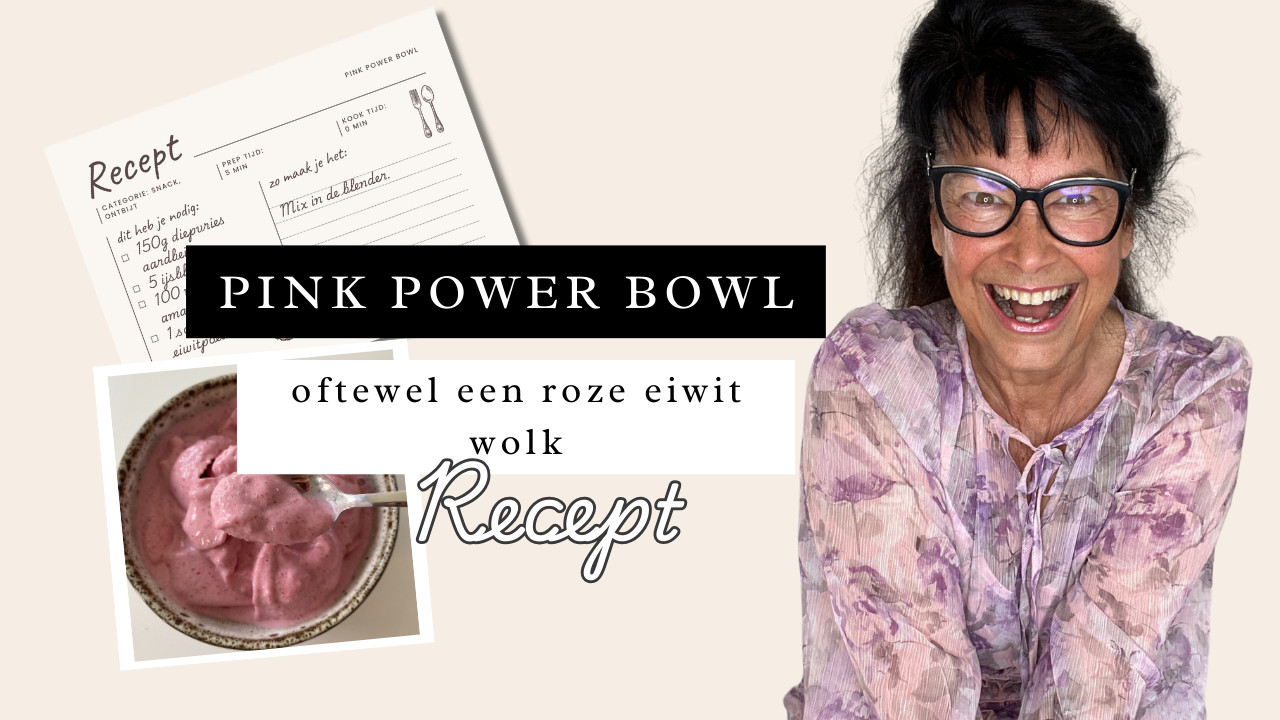 🍓 Pink Power Bowl – Het roze toetje dat je spieren doet juichen (en je cravings temt)