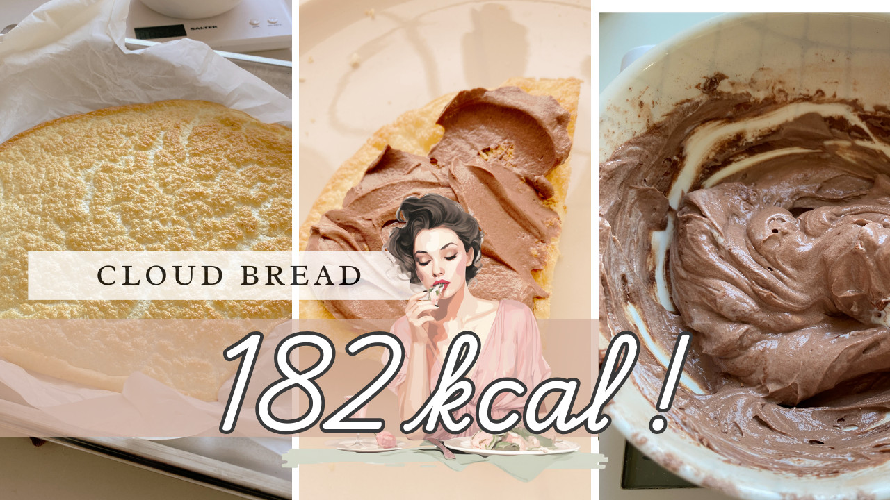 Cloud Bread met Eiwitpoeder – Perfect voor Afvallen zonder Spierverlies