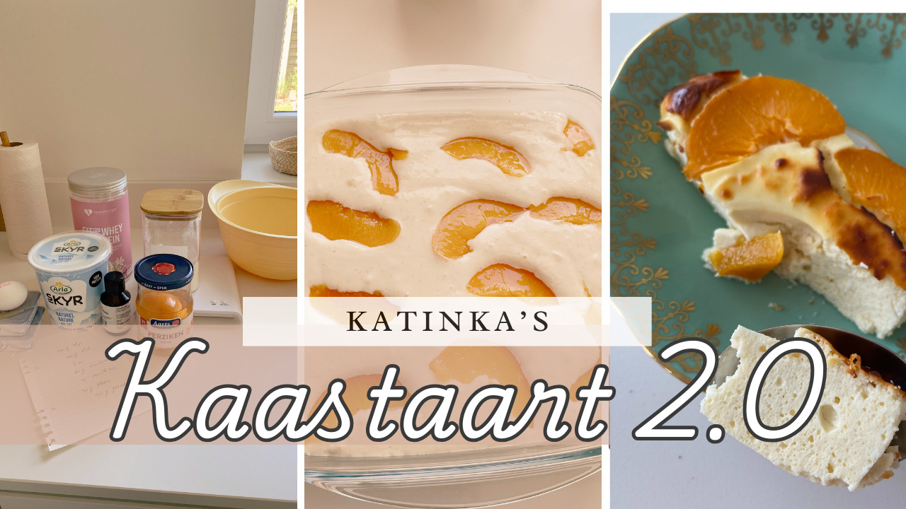 🍑 Katinka’s Kaastaart 2.0 – De eiwitbom in taartvorm