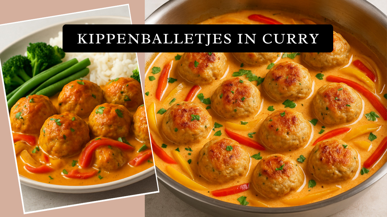 Kippenballetjes in Curry 