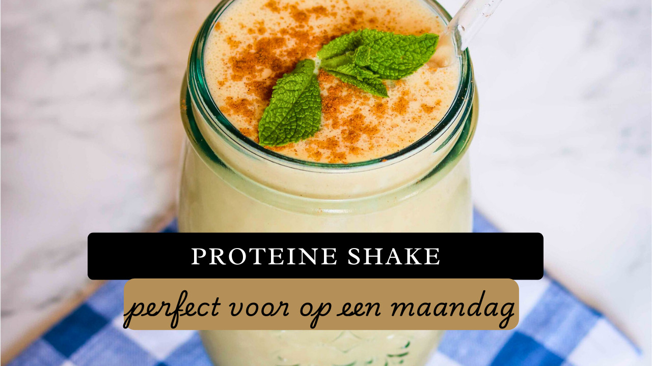 Proteïne Shake met Koffie en Kaneel – De Perfecte Ochtendboost met Eiwitten