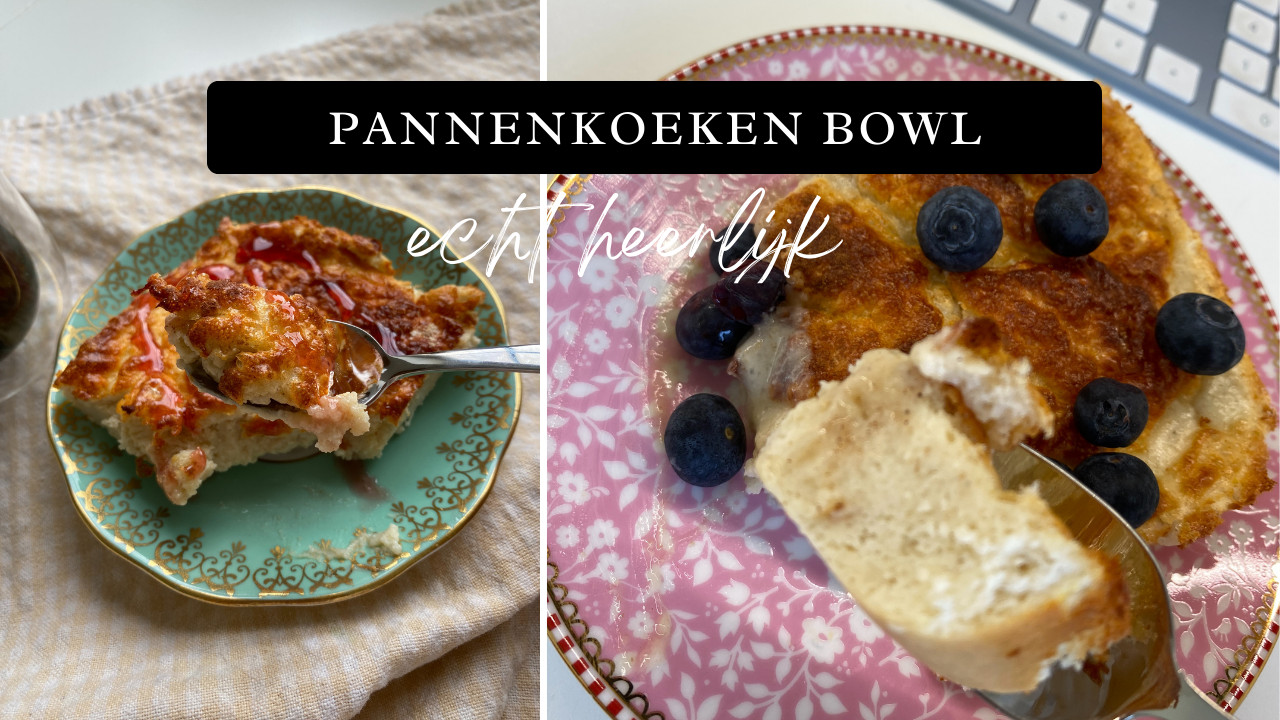 Mealprep Ontbijtbowl met Pannenkoeken-Vibes – Eiwitrijk, Zoet & Zó klaar!