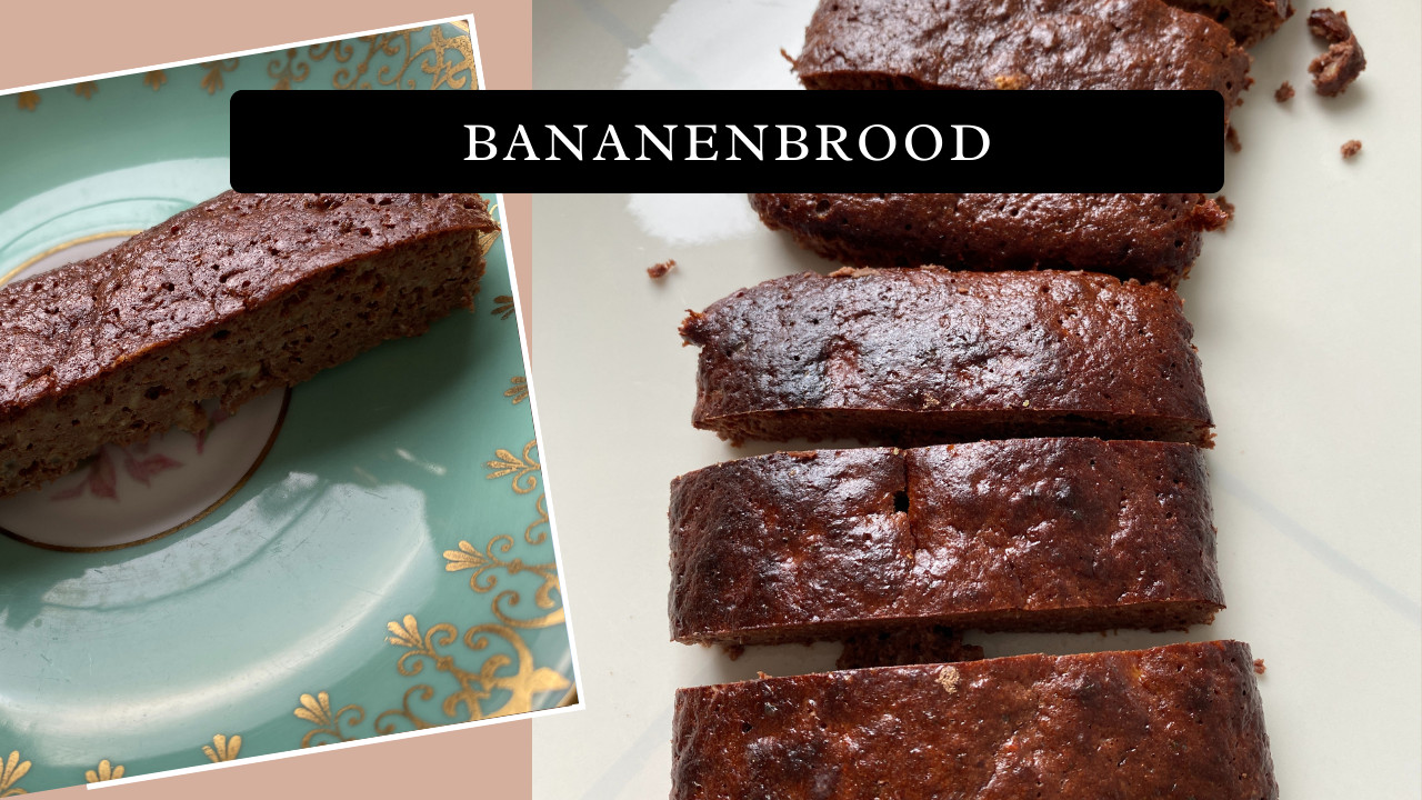Bananenbrood met spieren 