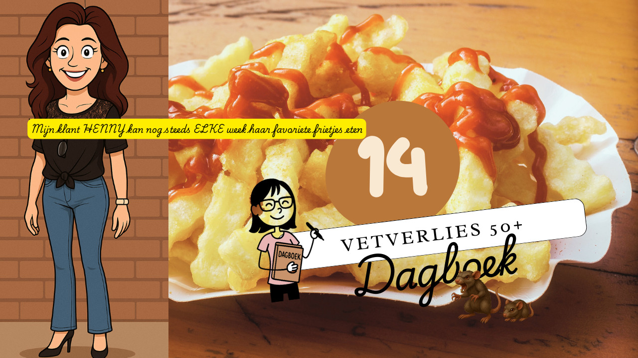 Vetverlies 50+ Dagboek - Dag 14 : Frietjes en vetverlies