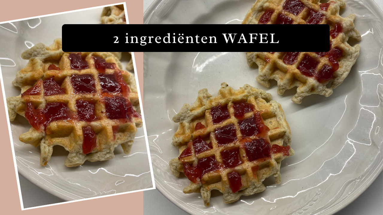 Vetverlies 50+ Dagboek - dag 18 : 2-Ingredienten wafel