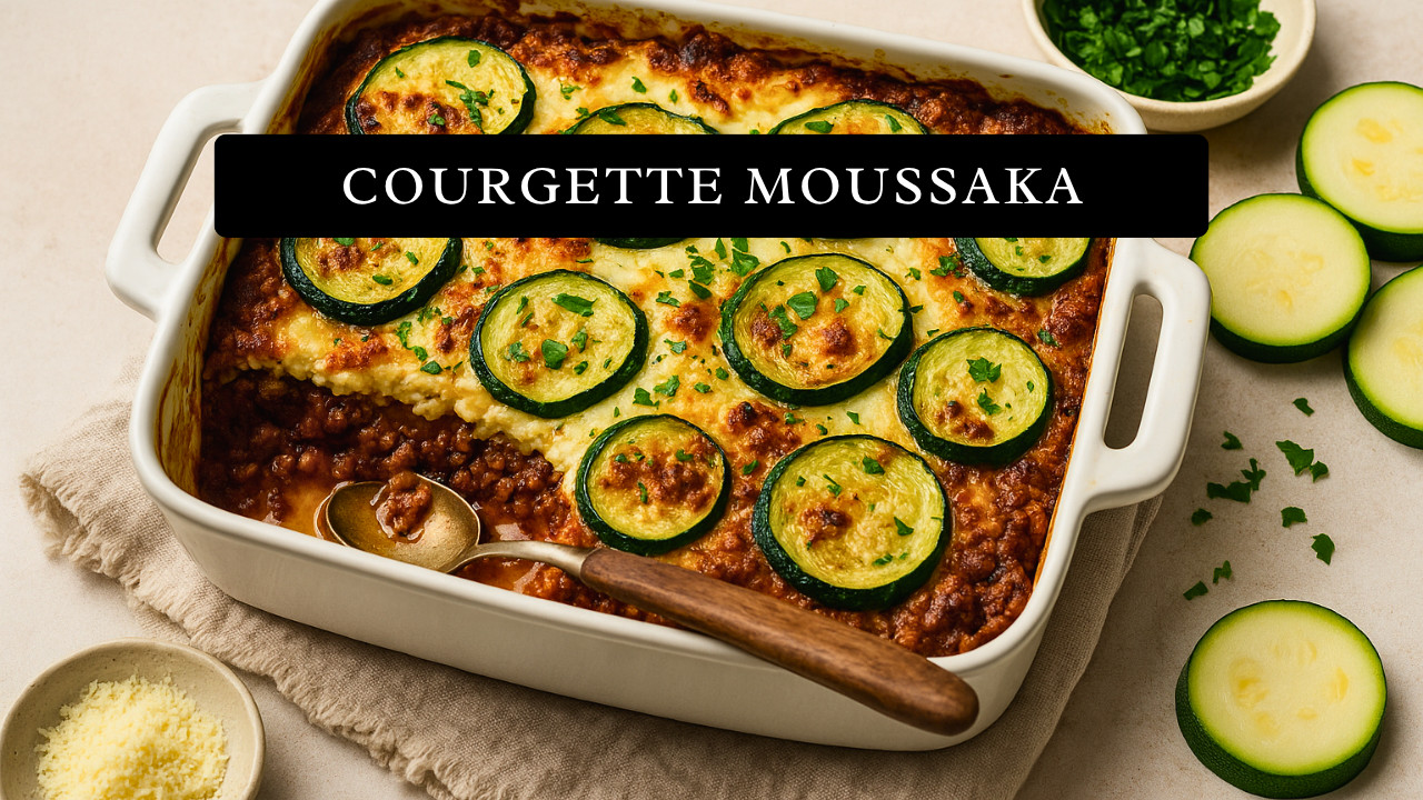 Griekse Courgette Moussaka