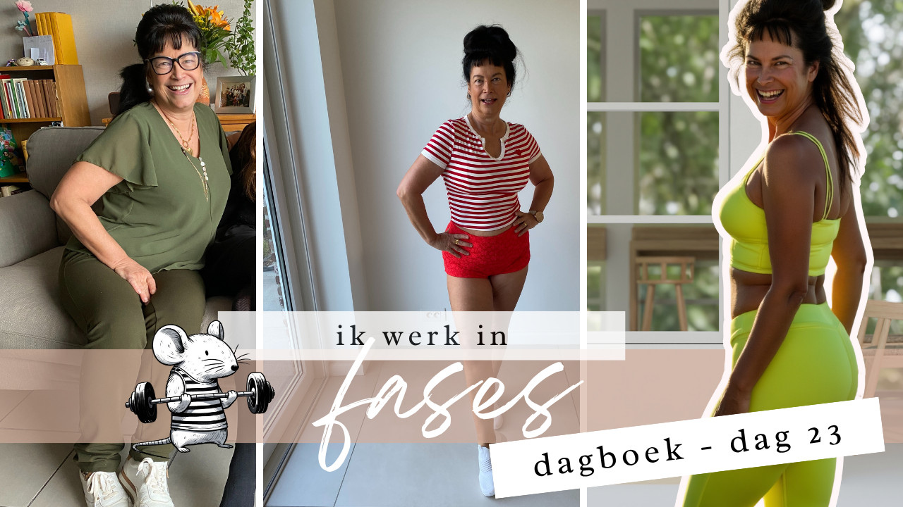 Vetverlies 50+ Dagboek - dag 23 :  Altijd op calorietekort??? Nee hoor!