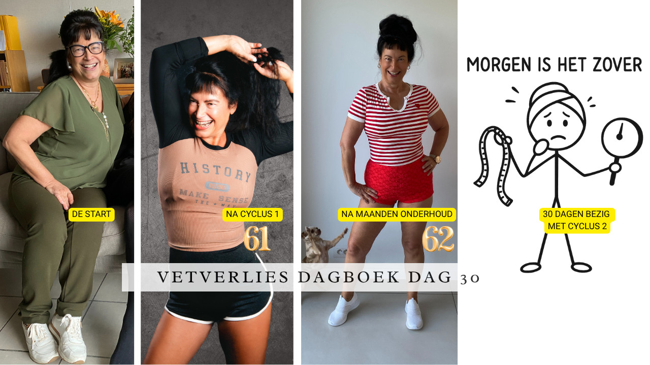 Vetverlies 50+ Dagboek - Dag 30 : Stilte voor de Centimeter Storm