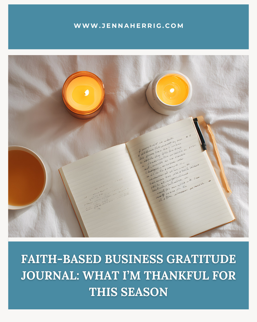 Faith-Based Business Gratitude Journal: What I’m Thankful for This Year