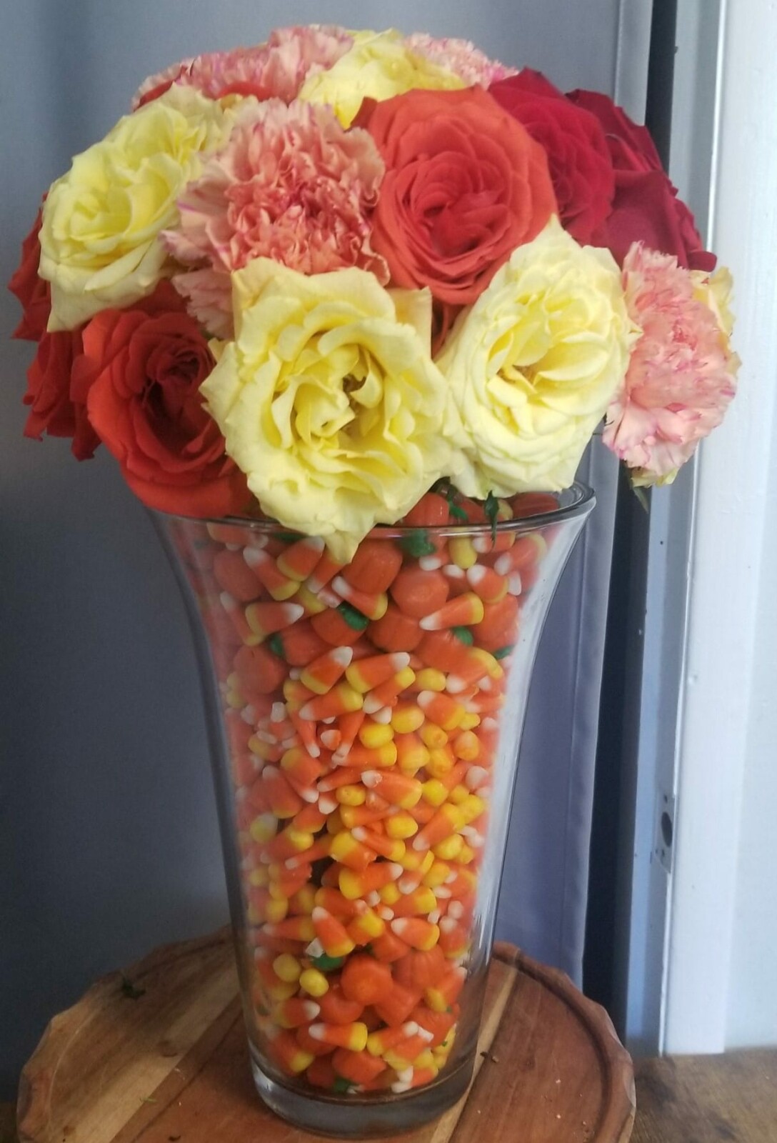 Candy Corn Vase