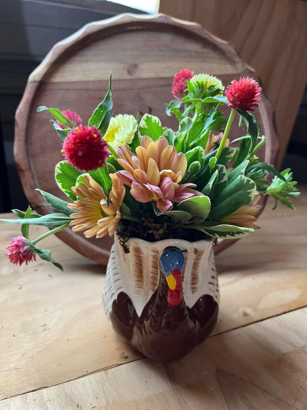 Turkey mug Arrangement workshop!