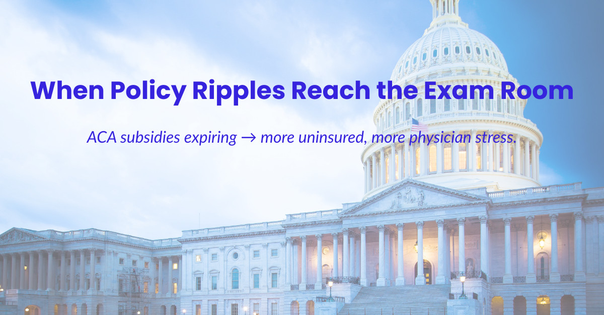 Premiums Could Double: The Physician Fallout of Expiring ACA Subsidies