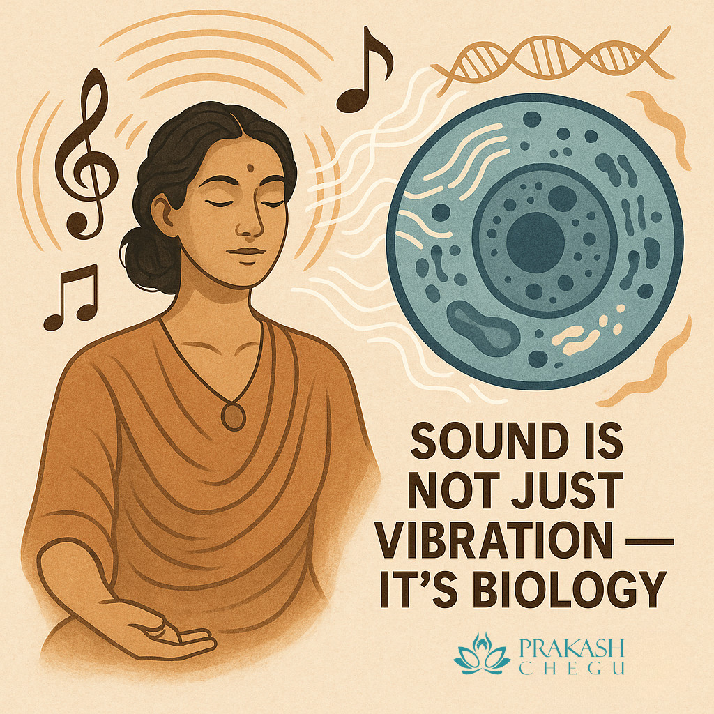 🔬 Sound Is Not Just Vibration — It’s Biology