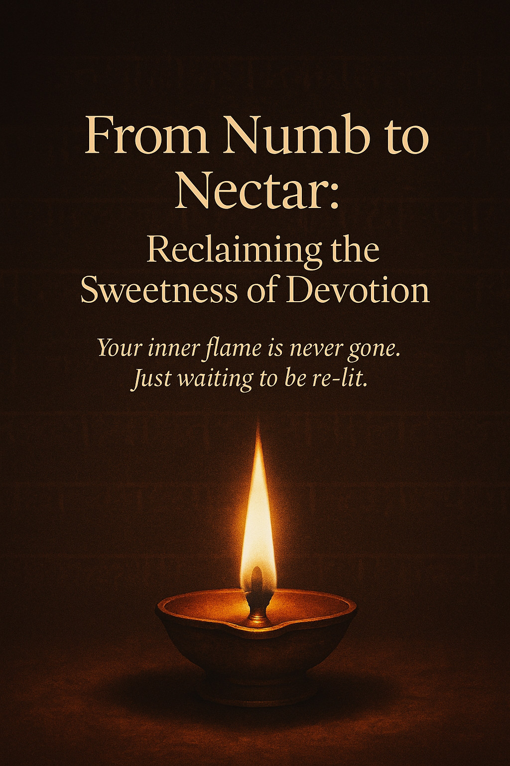 From Numb to Nectar: Reclaiming the Sweetness of Devotion”