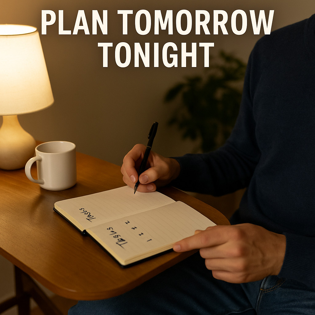 Tweak-A-Week: Tweak #6: Plan Tomorrow Tonight 🌙✅