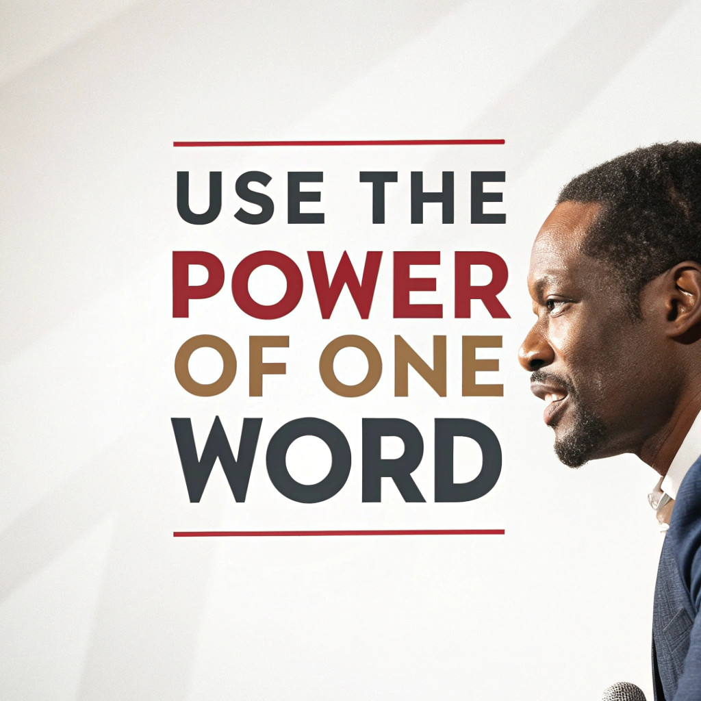Tweak-A-Week: Tweak #8: Use the Power of One Word