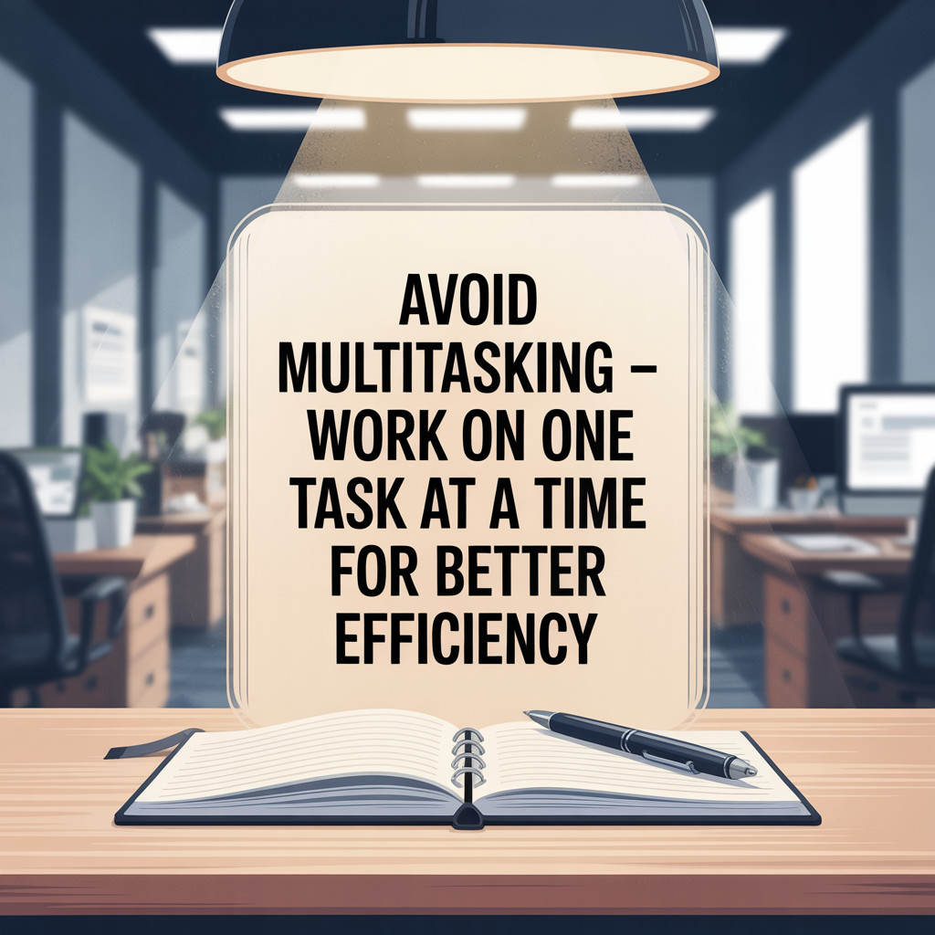 Tweak-A-Week: Tweak #21: Avoid Multitasking – Work on One Task at a Time for Better Efficiency