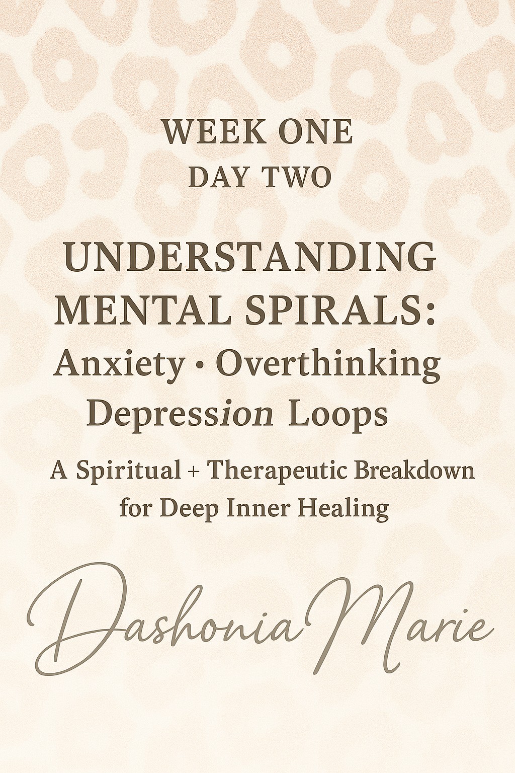 Week One- Day Two Nigh Devotional