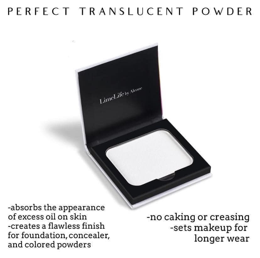 Powder to fill in wrinkles, prevent flashback and shininess