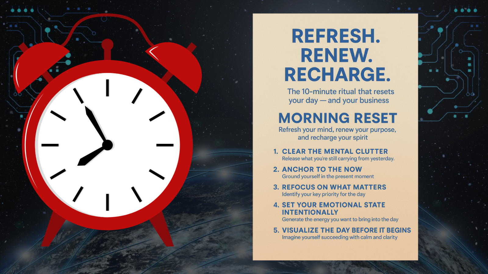 Start Your Day This Way...For A Better Day!
