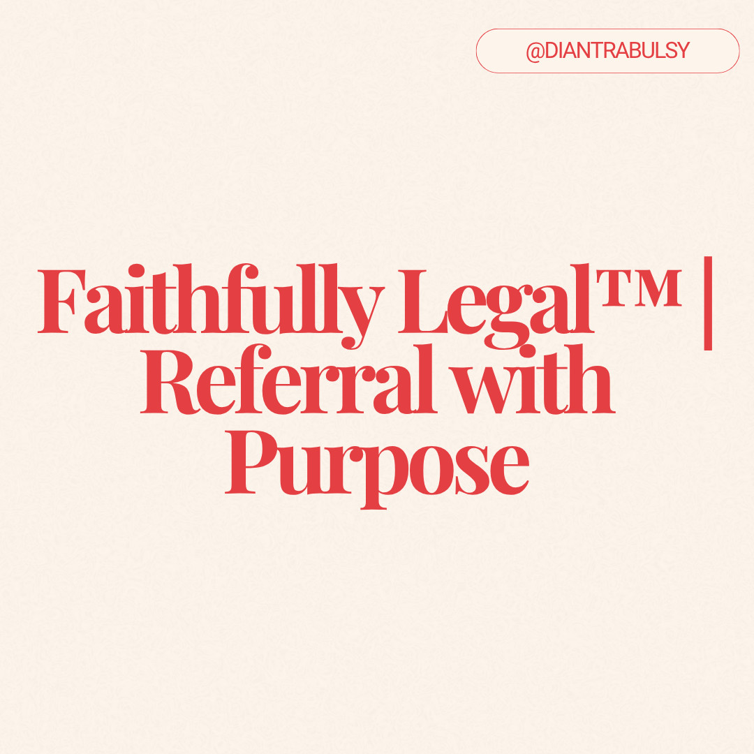 Referral with Purpose: Help Build Faith-Driven Businesses + Give Back