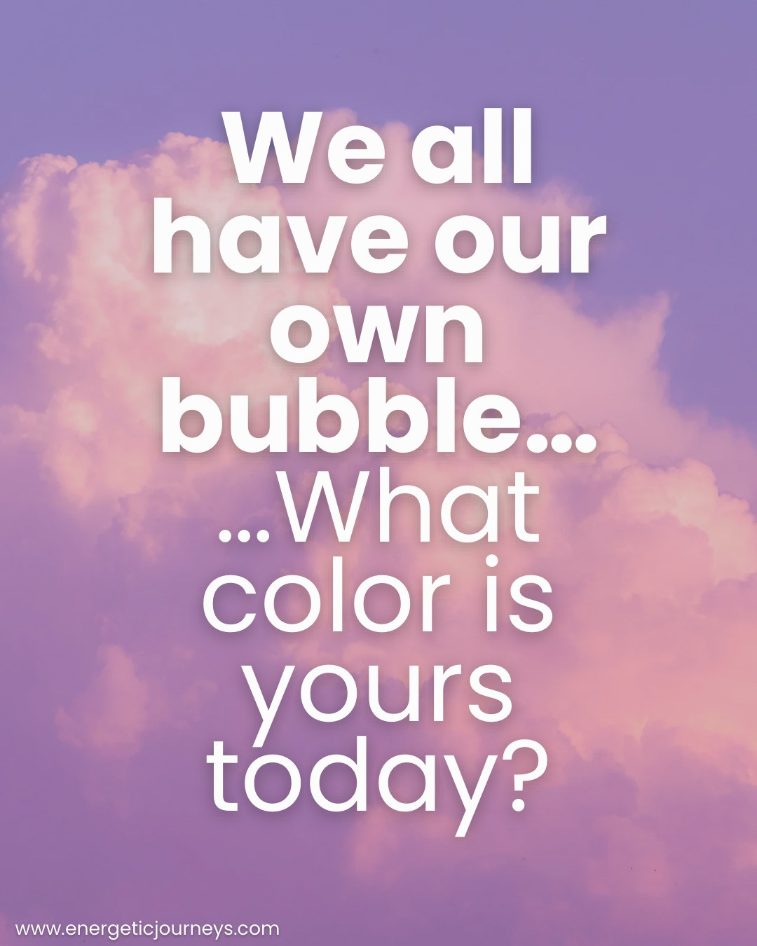 Our Personal Bubble: Color
