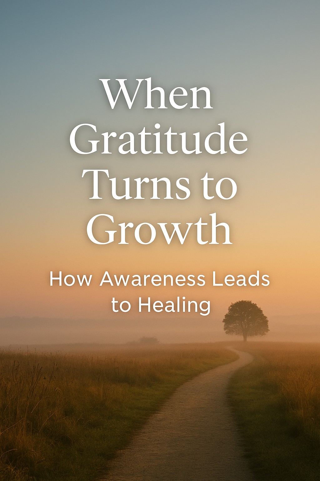 When Gratitude Turns to Growth: How Awareness Leads to Healing