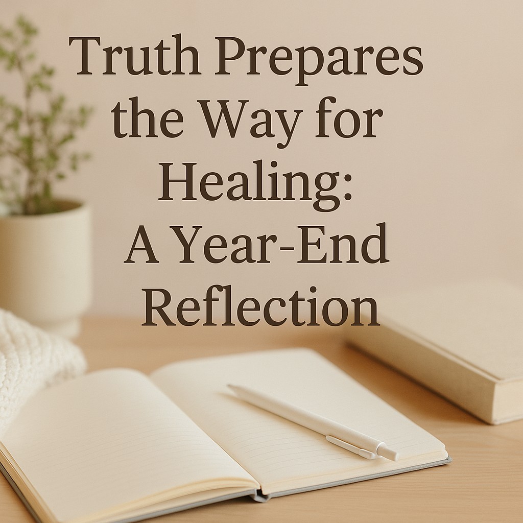 Truth Prepares the Way for Healing: A Year-End Reflection
