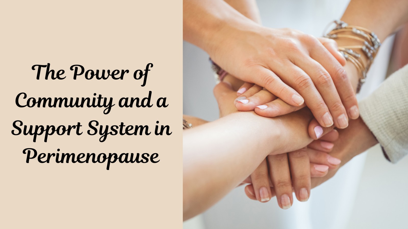 The Power of Community and a Support System in Perimenopause