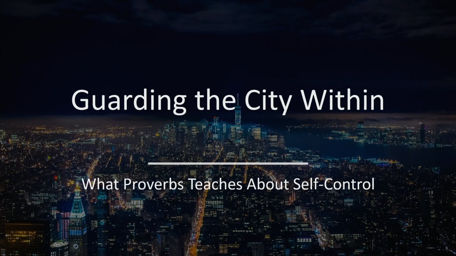 Class:  Guarding the City Within