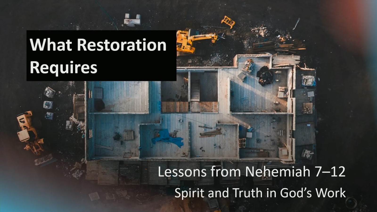 What Restoration Requires