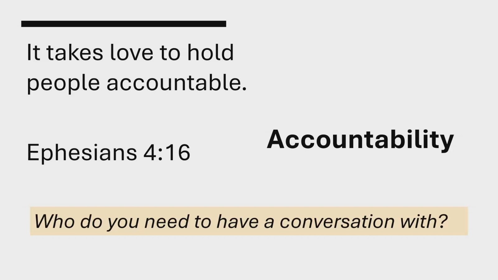 Fellowship and Community-Building