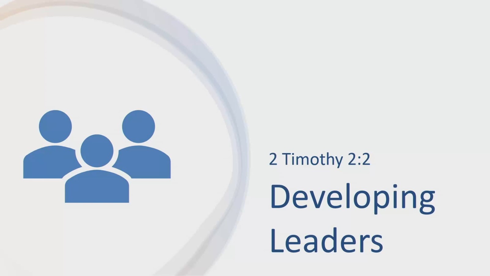 Developing Leaders