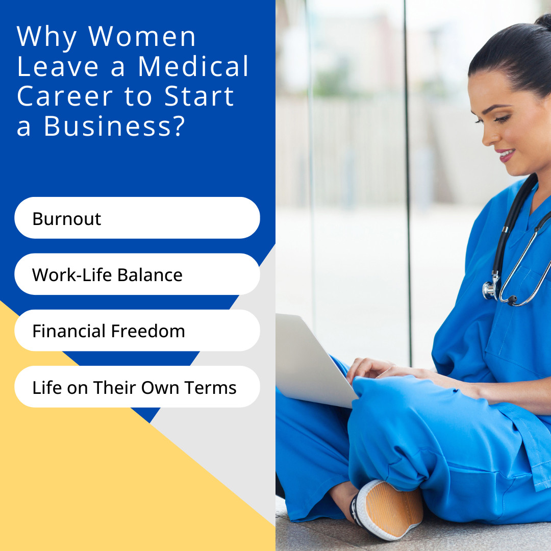 Why Do Women in Medical Profession Leave to Start a Business?