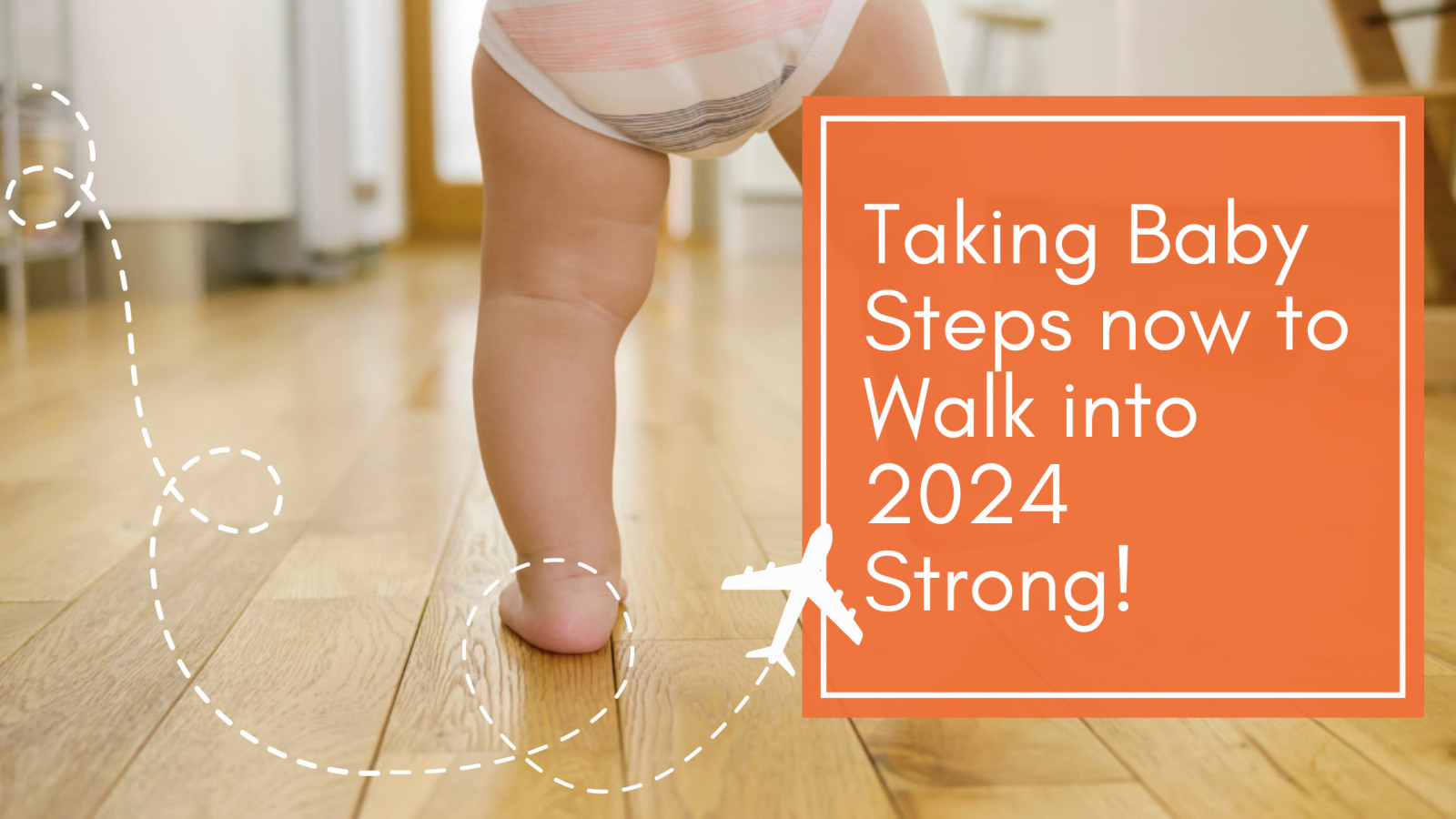 Taking Baby Steps now to Walk into 2024 Strong!  💪🚶🏻‍♀️🙌 